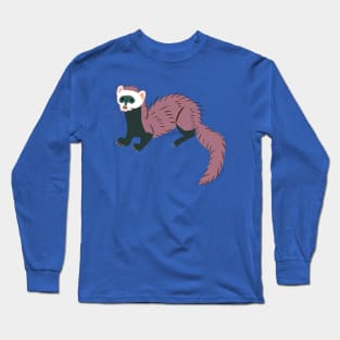 Pink Ferret Long Sleeve T-Shirt